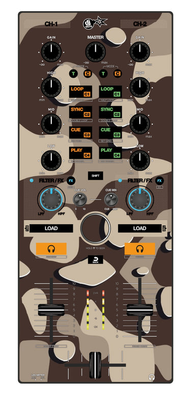 Reloop Mixtour Skin Camo Desert